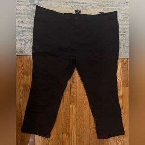 Dockers 58 x 32 Tapered Fit 360 Stretch Straight Black Chinos Big and Tall